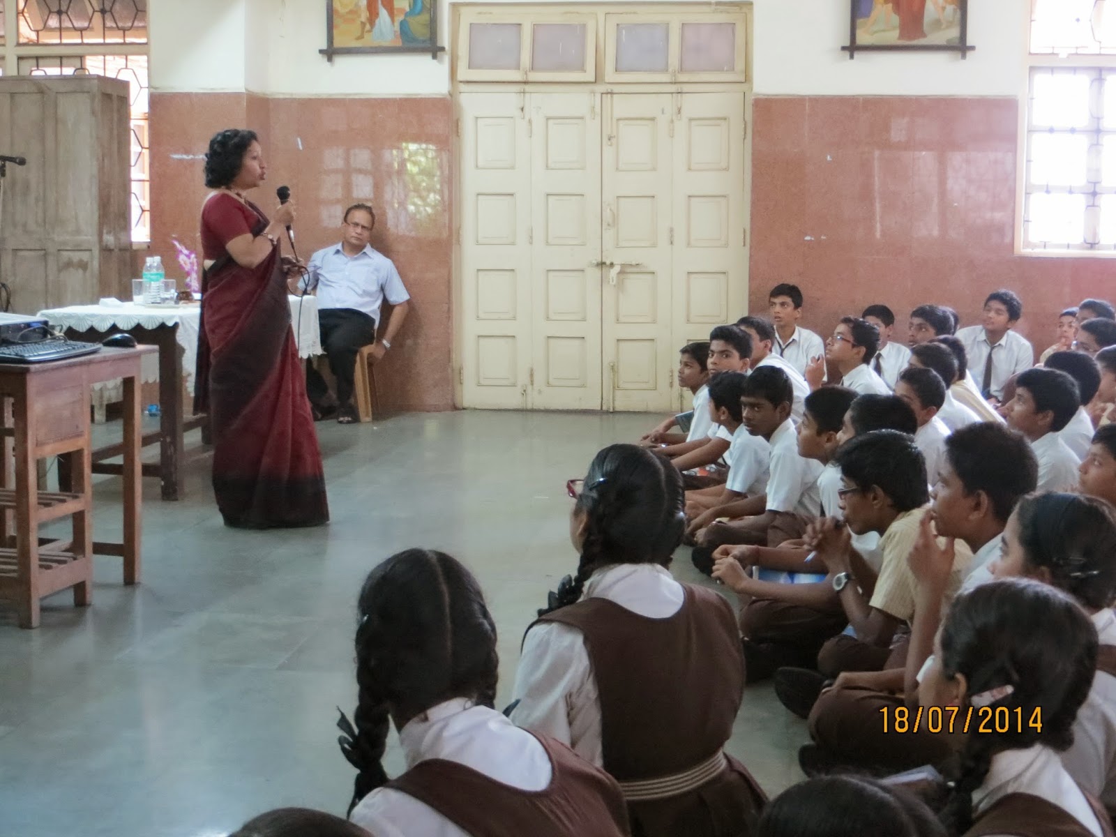 AVEC Mumbai LOURDES HIGH SCHOOL KALYAN STUDENTS' ORIENTATION