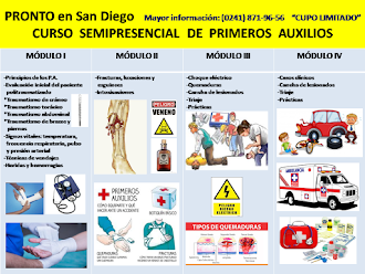 CURSO SEMIPRESENCIAL DE PRIMERO AUXILIOS