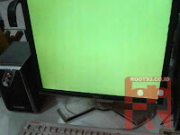 Masalah Layar LCD Komputer Jadi Berwarna Hijau (Green Screen)