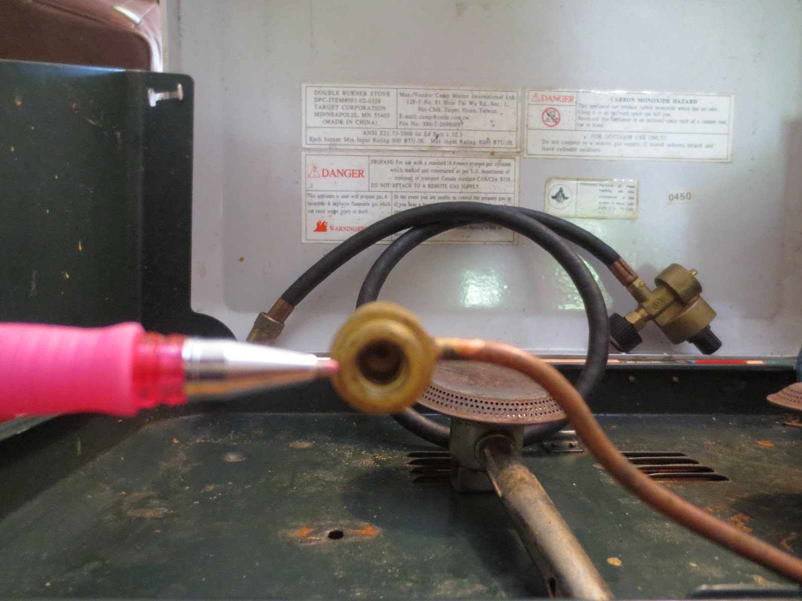 The Manly Dad: Adventures of a Stay at Home Dad: Camping Stove Repair