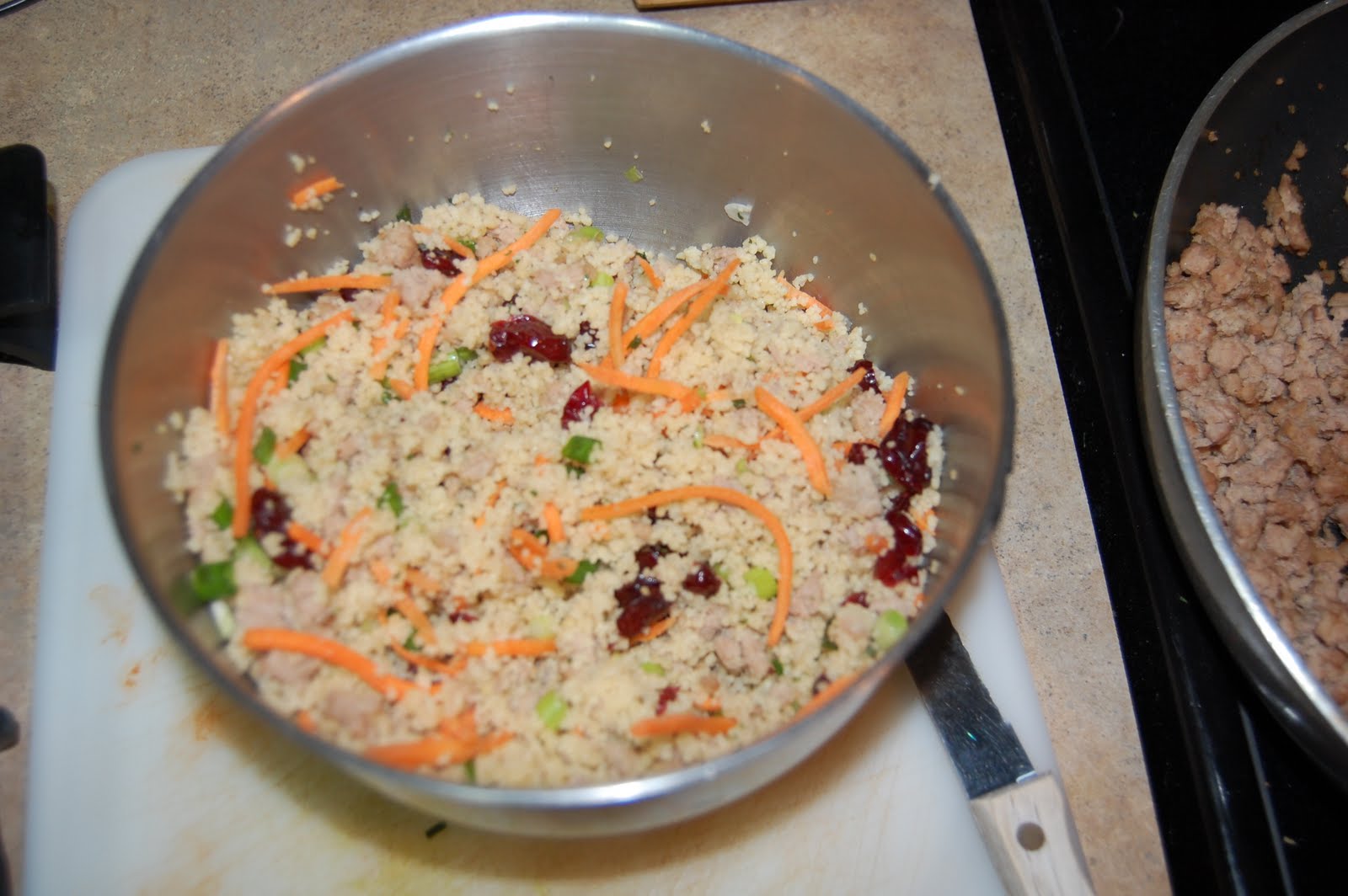 One Step At A Time Couscous Lettuce Wraps!