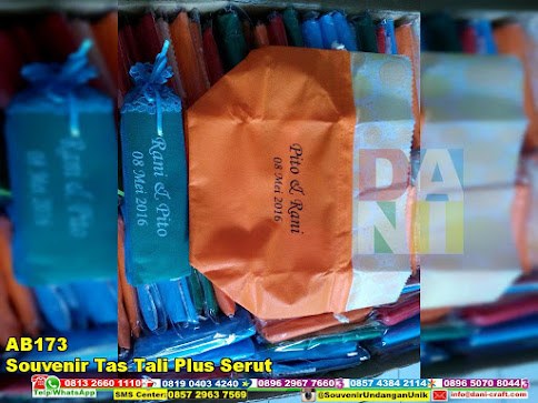 jual Souvenir Tas Tali Plus Serut