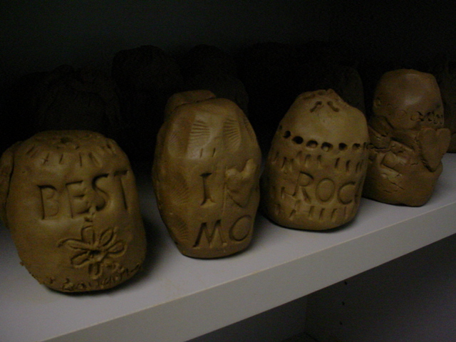 Mrs. Knight's Smartest Artists: Clay rattles