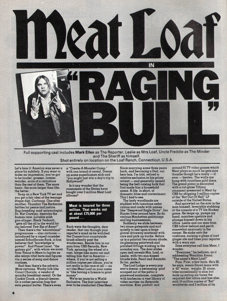 Top Of The Pop Culture 80s Meatloaf Smash Hits 1982