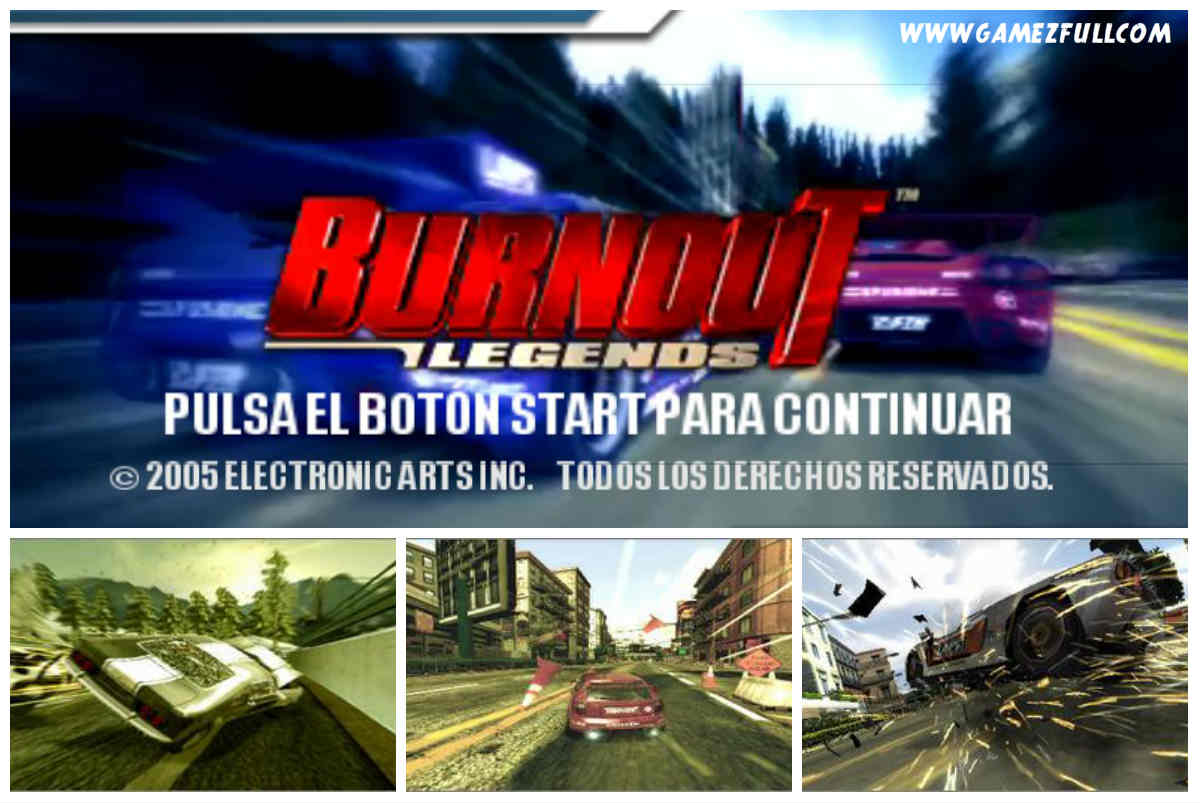 Burnout Legends [PSP] (ISO Español) -