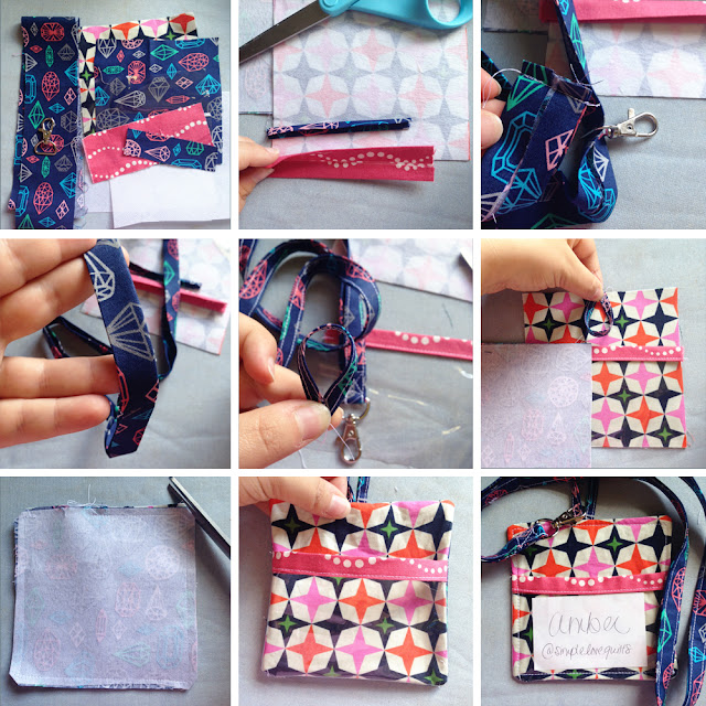 SWAPAHOLIC Name Tag and Lanyard Tutorial