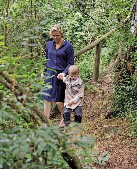 Prince Albert, Princess Charlene, and their children Prince Jacques and Princess Gabriella in South Africa