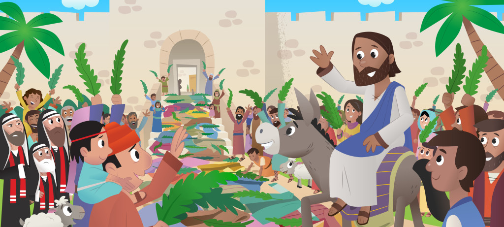 Little Seeds Of Faith: Palm Sunday Jesus enters Jerusalem. Mark 11:1-10 ...