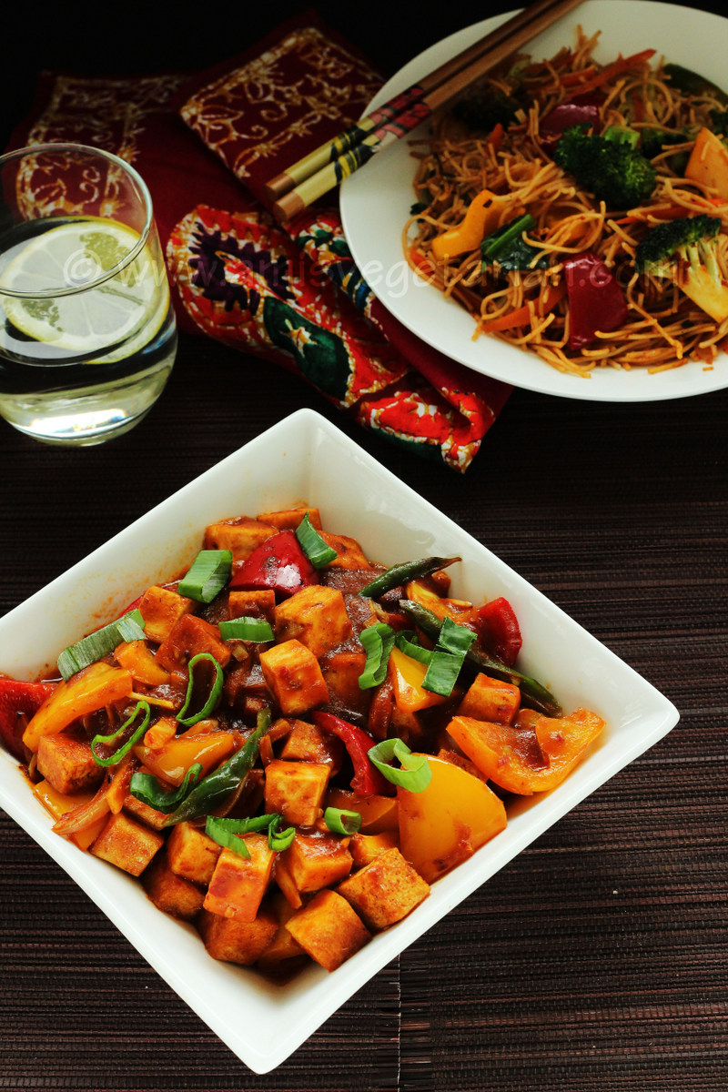 Ami's Vegetarian Delicacies Spicy Noodles with Multi Colored