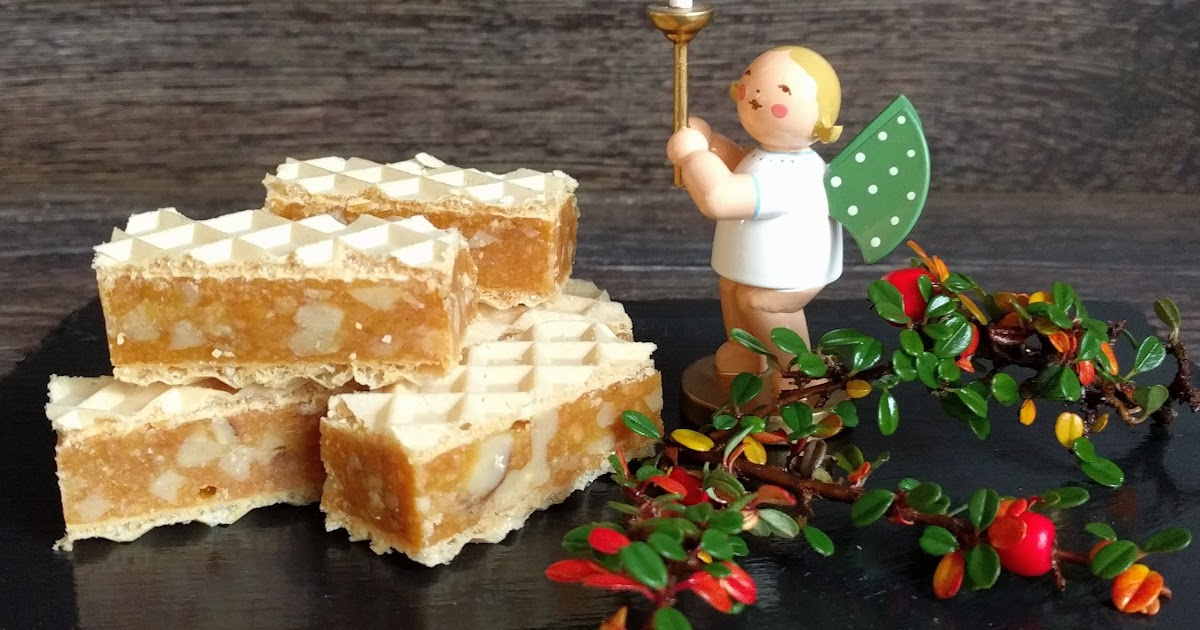- Walnuss-Karamel in Waffelblätter (Alawitschka) - Walnuss-Karamel in Waffelblätter (Alawitschka)