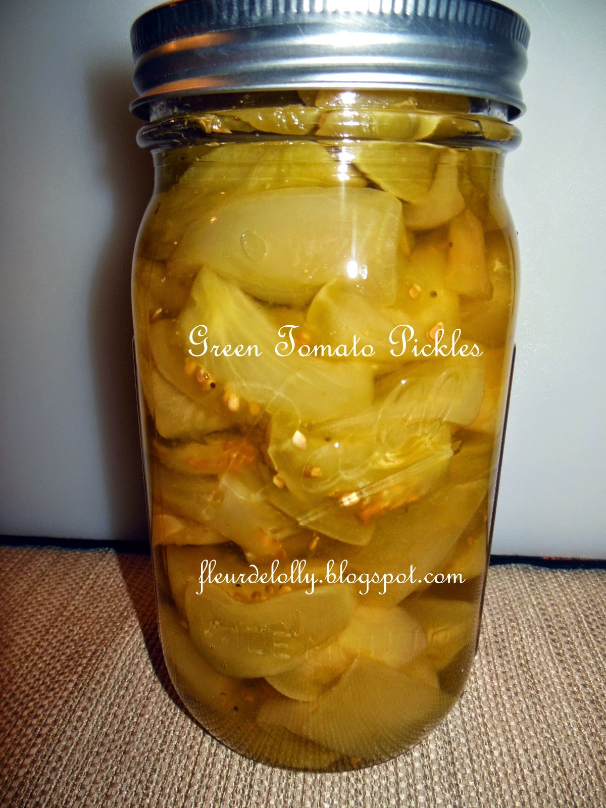 Fleur de Lolly Green Tomato Pickles