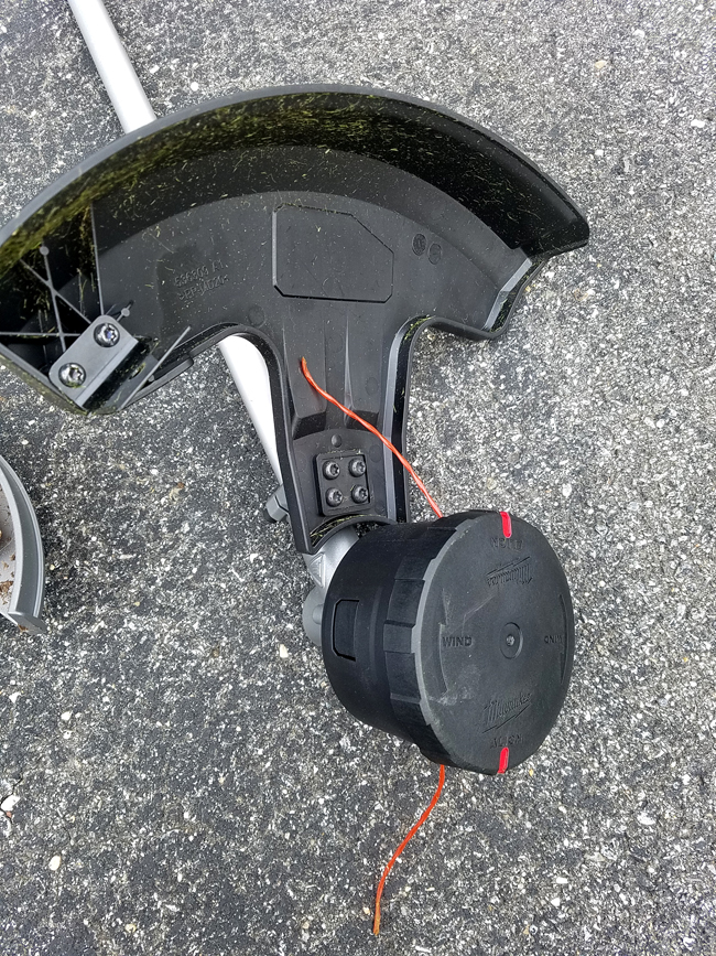 String trimmer attachment for Quik-Lok system