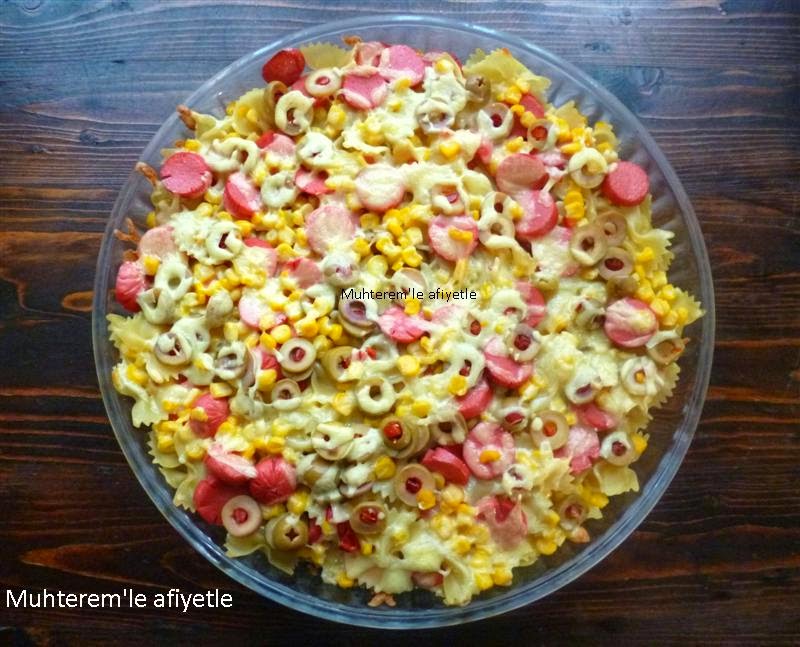 Muhterem�le Afiyetle PİZZA MAKARNA