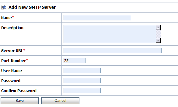 Add SMTP Server Details