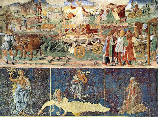 Agosto Palazzo Schifanoia - Ferrara 1468 - 1470 Cosmè Tura (attribuito)