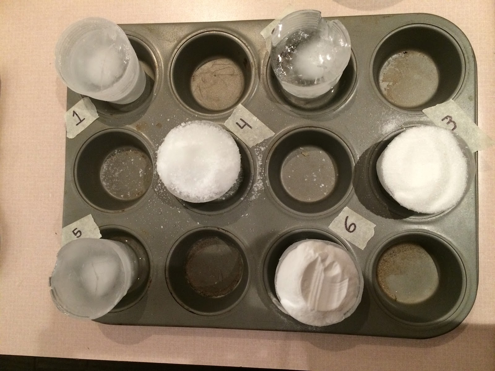 wendy will ramble... Isaac's Science Experiment Melting Ice Race