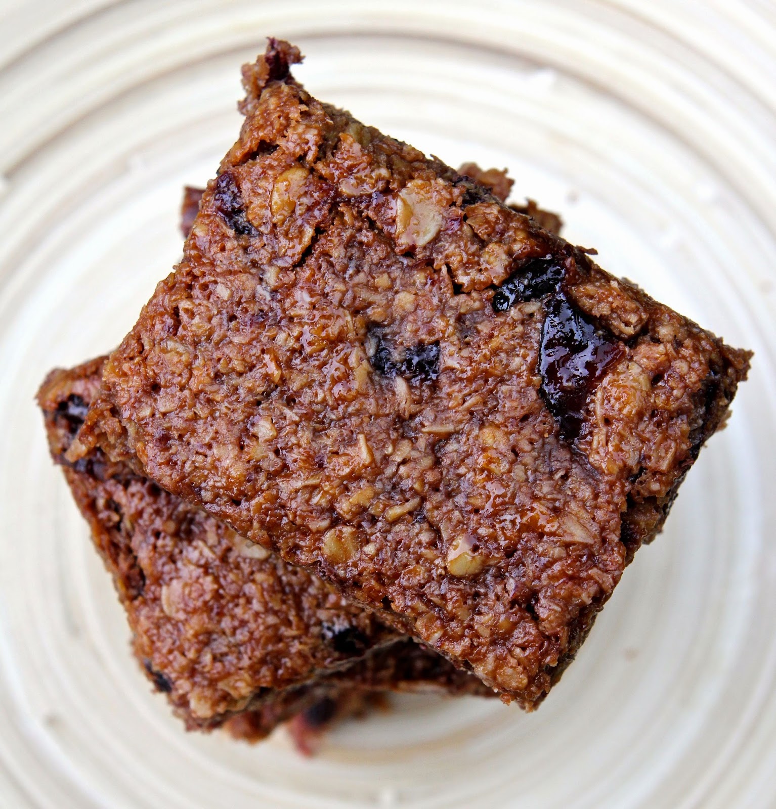 Gluten Free Alchemist Chewy Chocolate, Cherry & Chilli Flapjack two ways