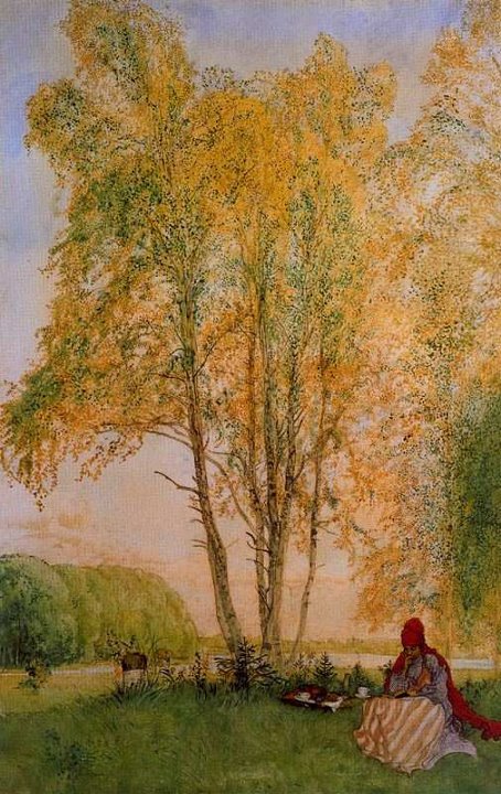 Carl Larsson 1853-1919 | Swedish Realist painter | The Arts and Crafts Movement