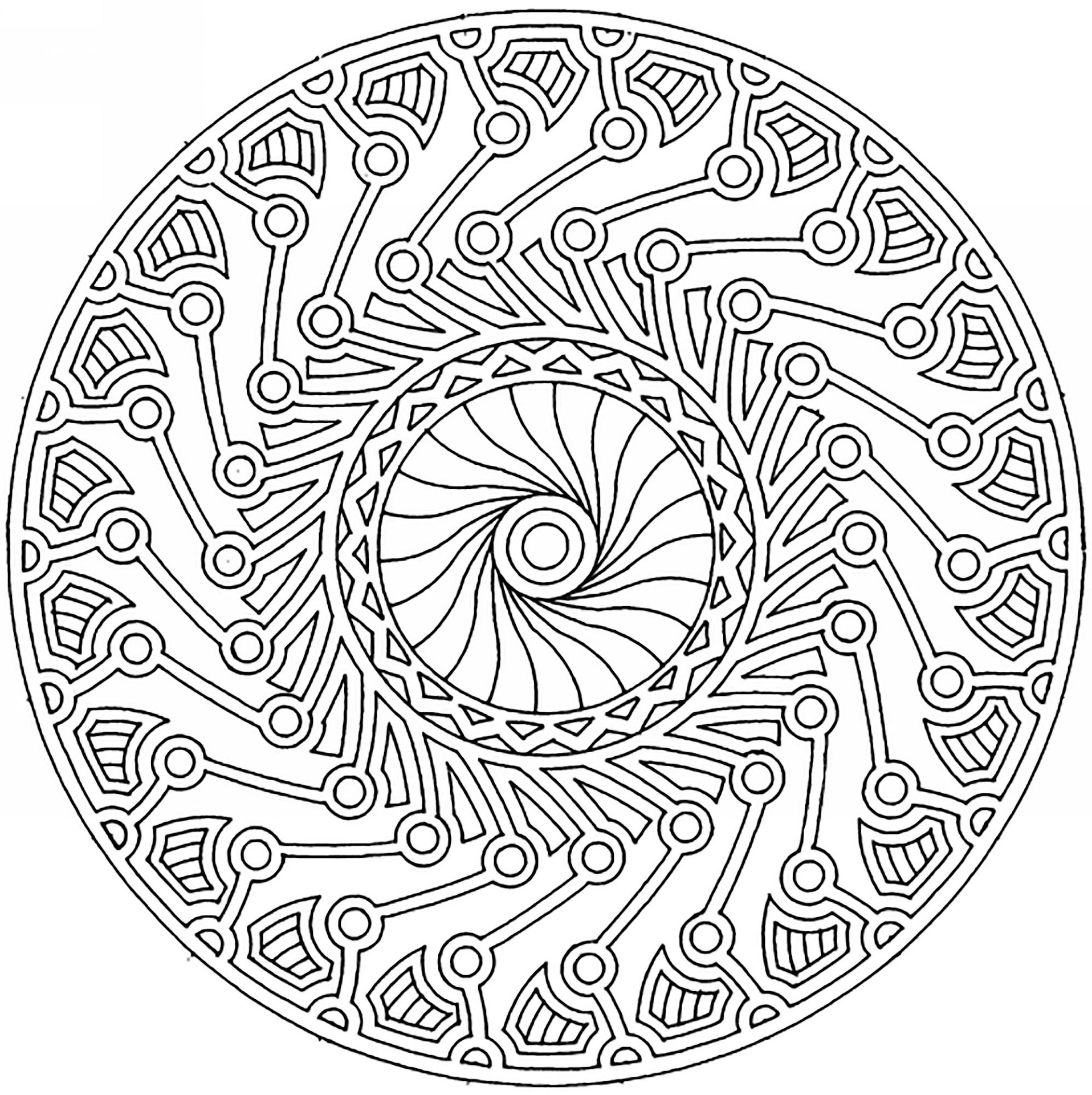 Download Best New Mandala Coloring Pages Library | Big Collection ...