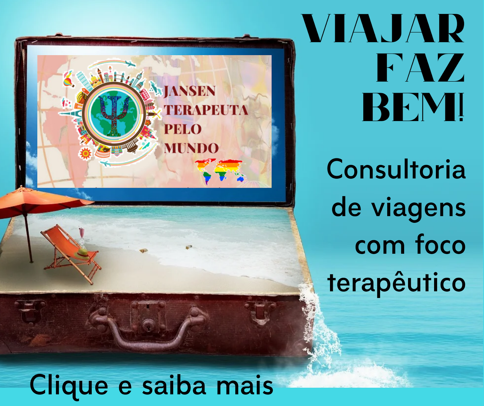 VIAJAR É TERAPÊUTICO... VIAJE VOCÊ TAMBÉM NESTA PEGADA!