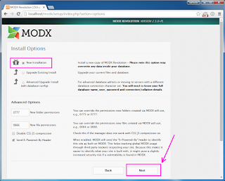 Install MODX Revolution 2.5 CMS on Windows ( XAMPP 5.6.21 ) tutorial 8