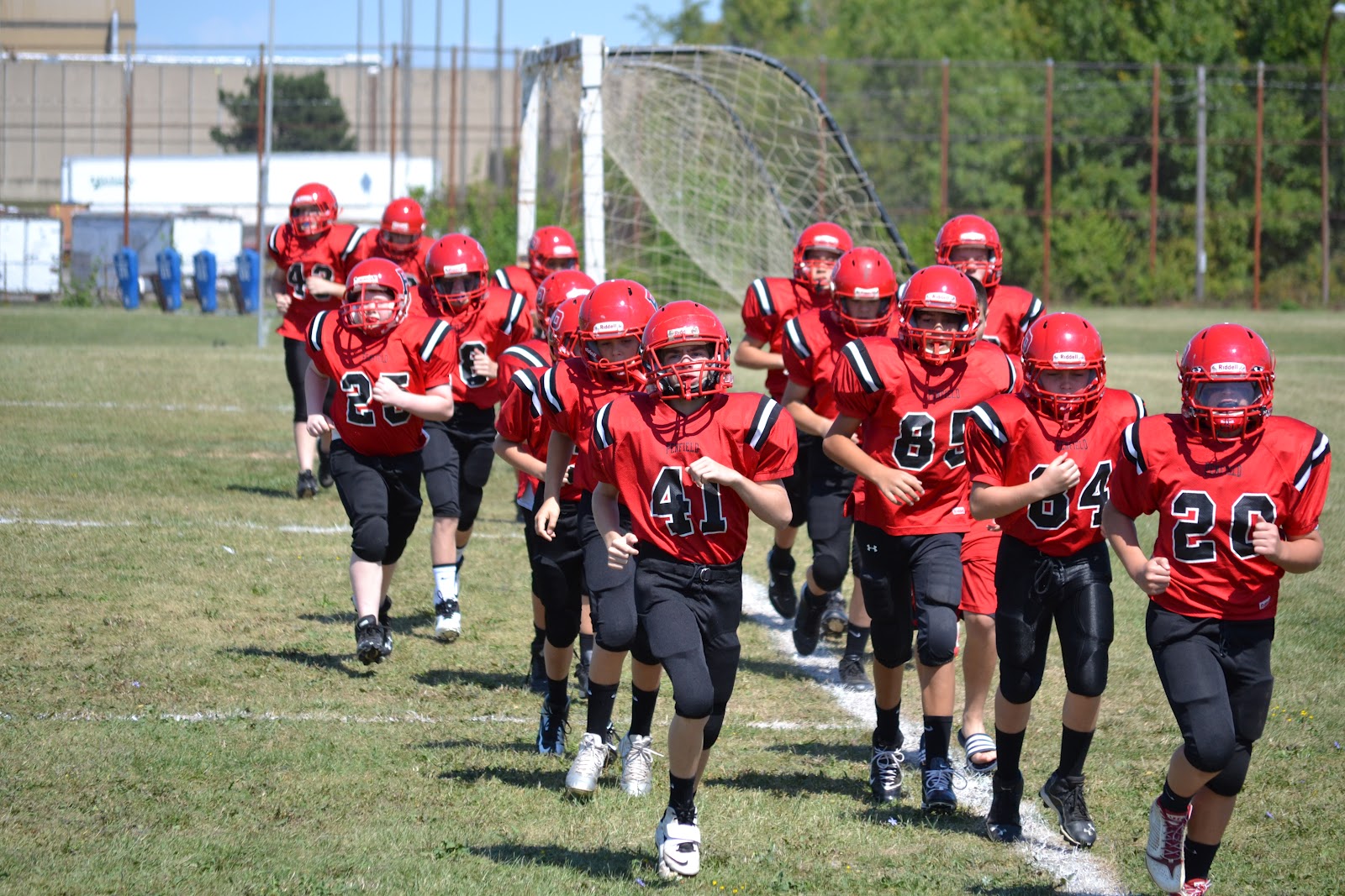 Penfield Youth Football & Cheer 2012: Red A at Northwest Falcons