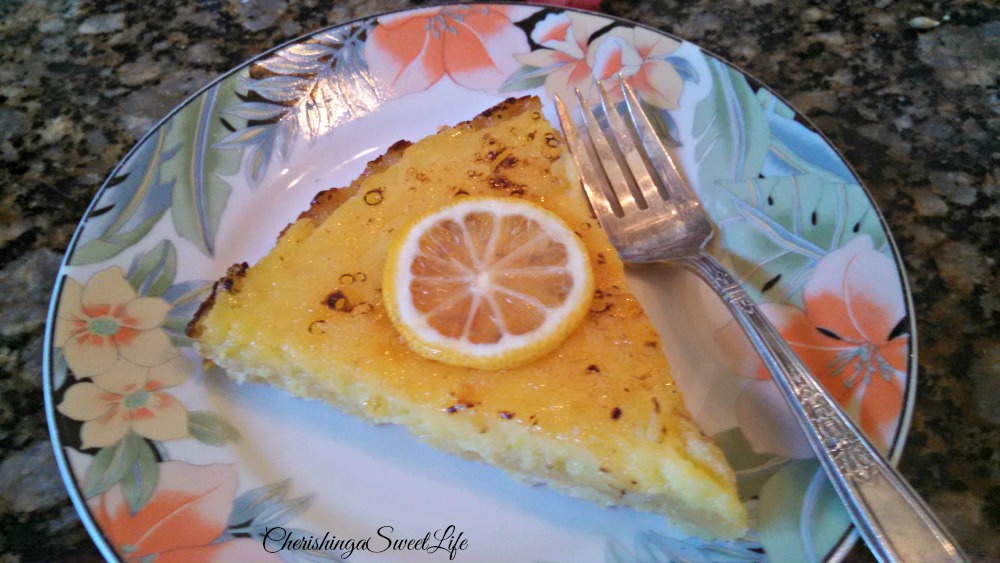Cherishing A Sweet Life: Lemon Creme Brulee Tart