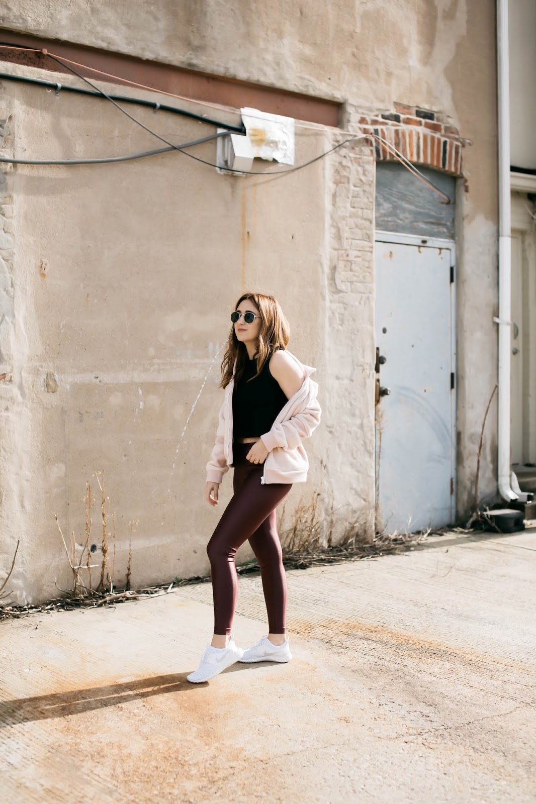 Corepower top yoga sweatshirt