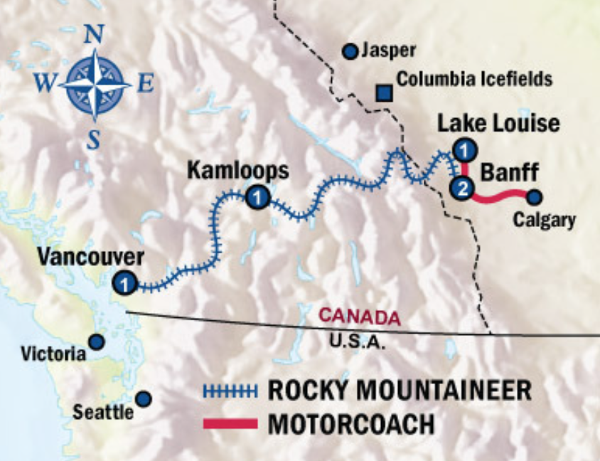 MARIETTE'S BACK TO BASICS Our Canada Rail Vacation Aboard the Rocky