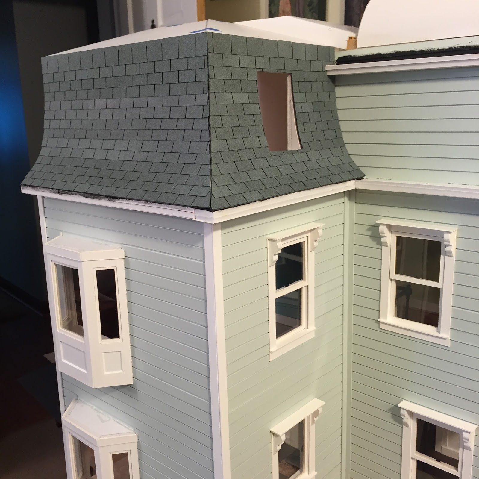 Dollhouse roof shingles The Kinfeld