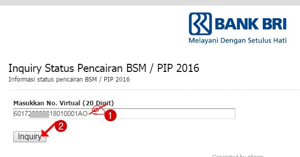 Cara Cek Virtual Account _Inquiry Status Pencairan Dana