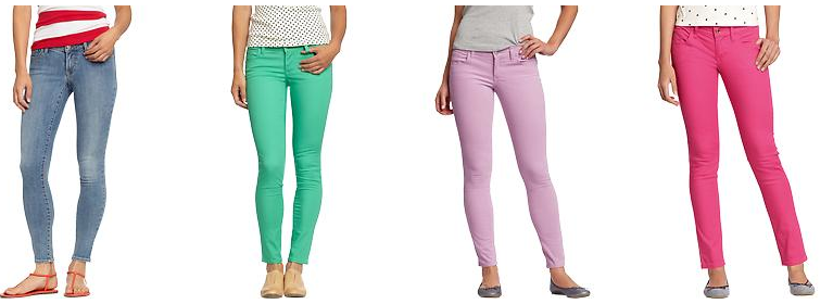old navy purple jeans