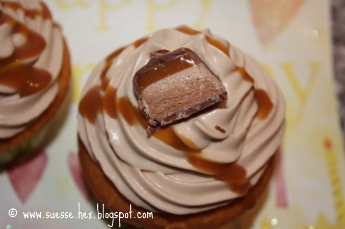 dies´und das und süsse Sachen...: Mars-Muffins mit Mars-Sahne