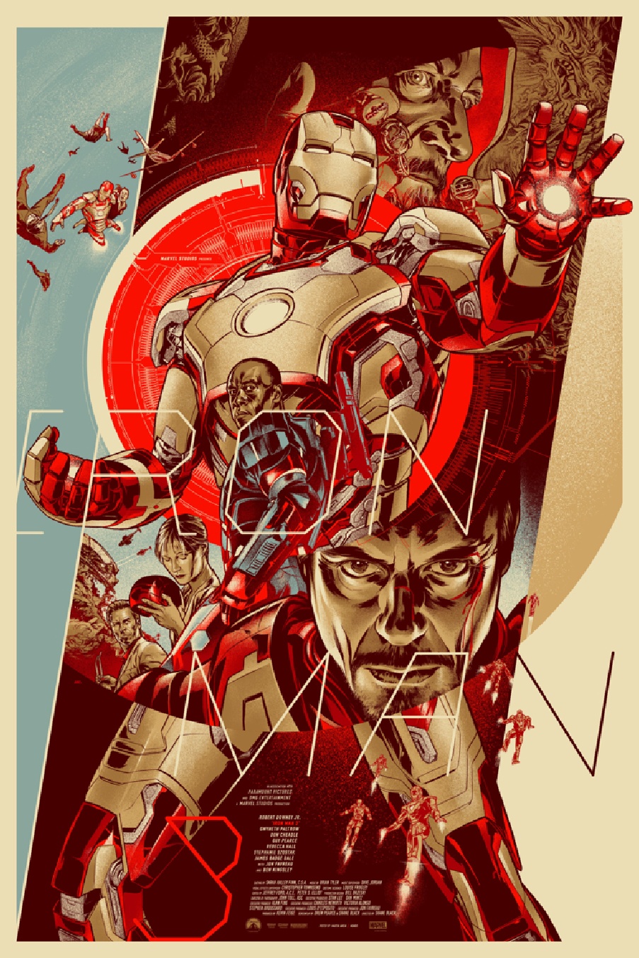 INSIDE THE ROCK POSTER FRAME BLOG Iron Man 3 Posters by