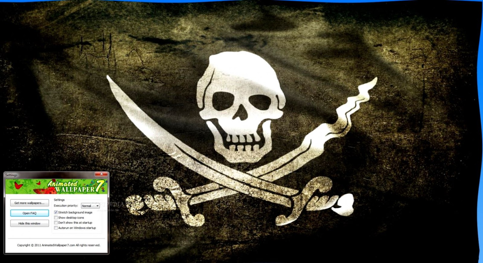 The Jolly Roger Animated Desktop Wallpaper Download   Softpedia