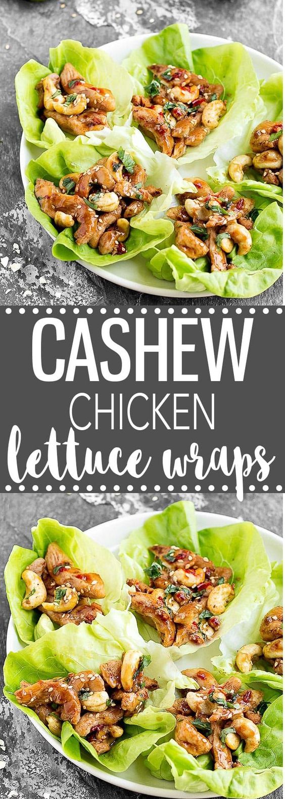 Cashew Chicken Lettuce Wraps - Easy Recipes for Every Meal