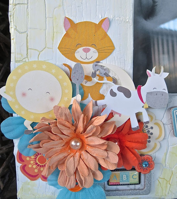 Baby Love by Megan Gourlay for BoBunny using Orange Glitter Paste and Toy Box Collection Baby Love by Megan Gourlay for BoBunny using Orange Glitter Paste and Toy Box Collection