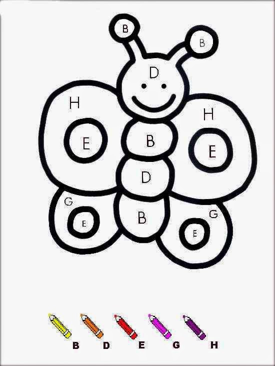 PAPILLON Coloriages Magiques Maternelle New  Coloriage Magique CP