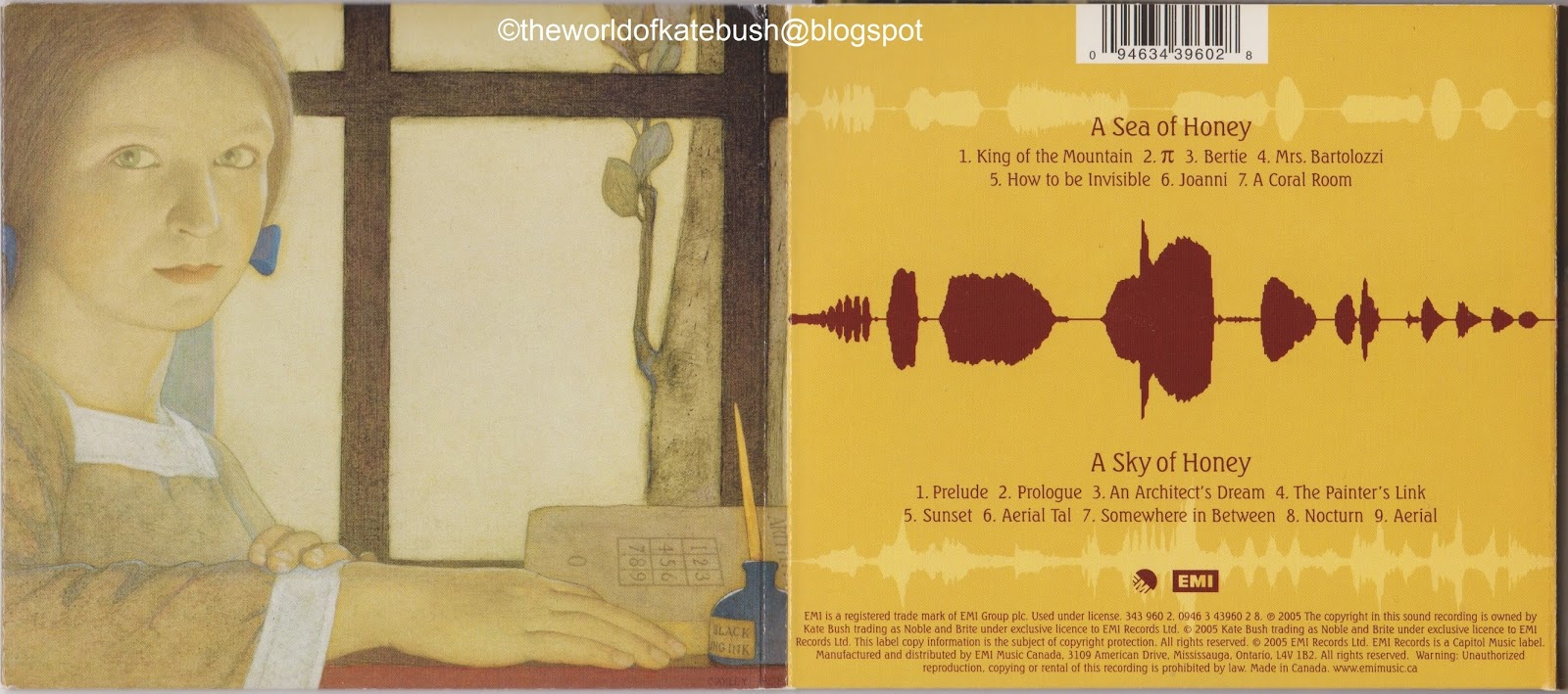 THE WORLD OF KATE BUSH Aerial Canada Double CD Release First Issue