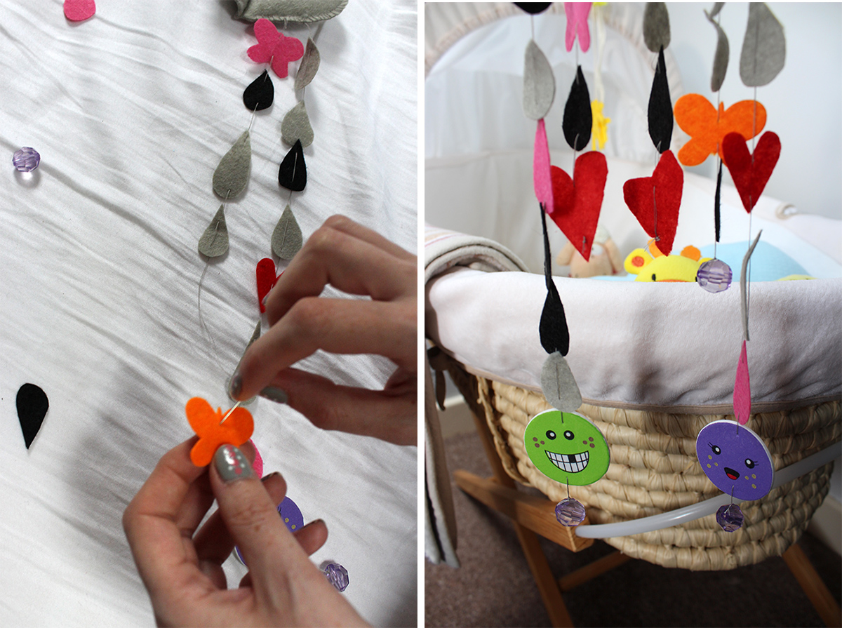 BABY COT FELT MOBILE TUTORIAL ║today my way║