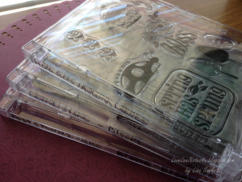 LoveLee Notes Organizing Clear & Cling Foam Stamps