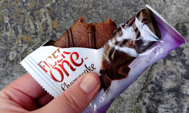 Treat yourself to Fiber One chocolate cheescake bars
