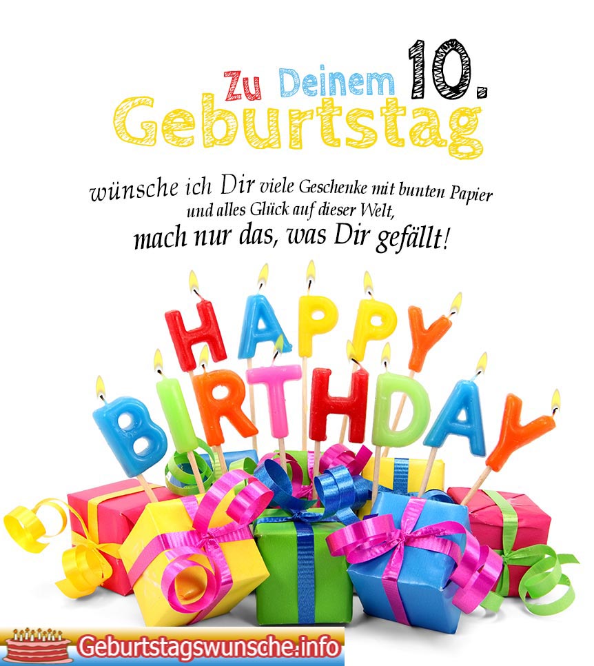 10 Geburtstag 10 Geburtstag