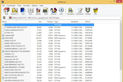 Style Non Sampling List H (27jan2019)