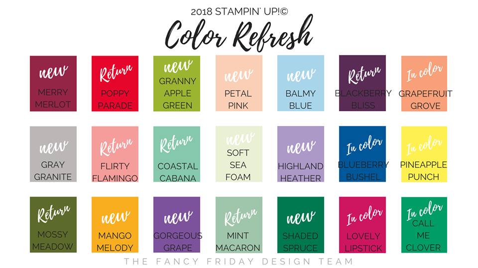 Rochelle Blok Fancy Friday Blog Hop Colour Refresh