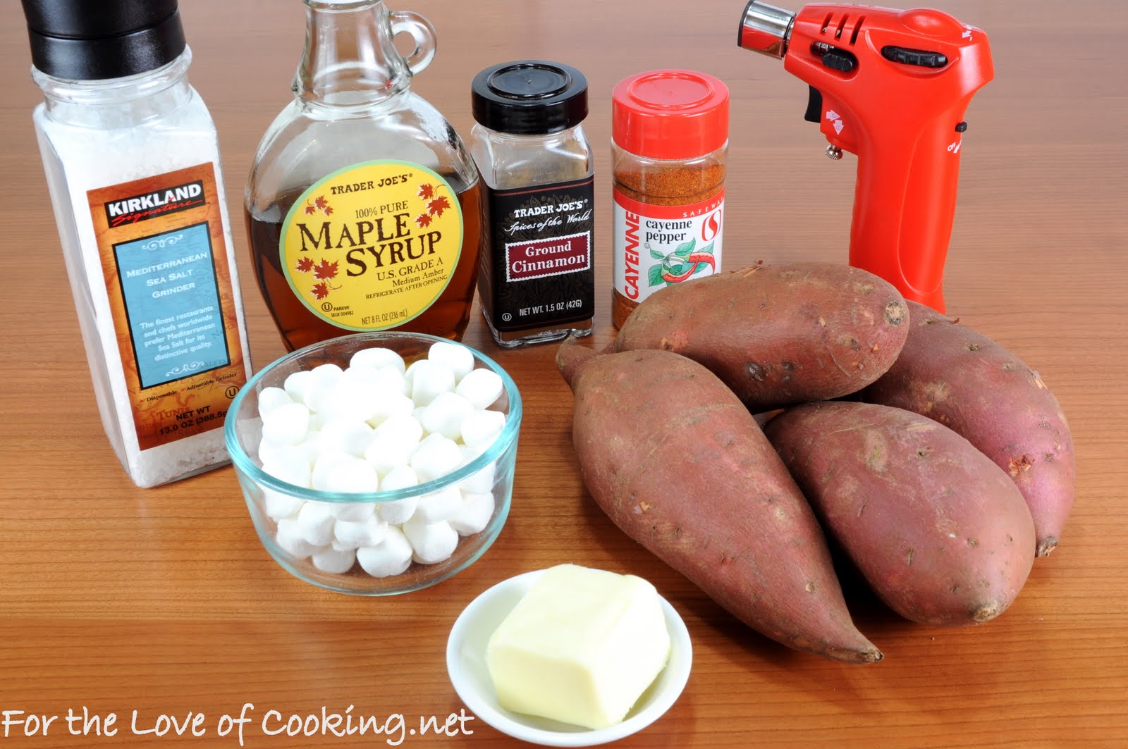 Twice Baked Maple & Cinnamon Yams with Mini Marshmallows For the Love