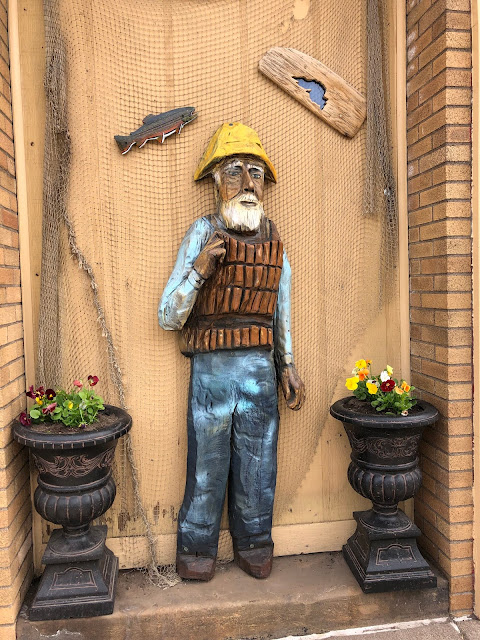 A slightly tucked away fisherman in Our Lincoln Park in Duluth, Minnesota