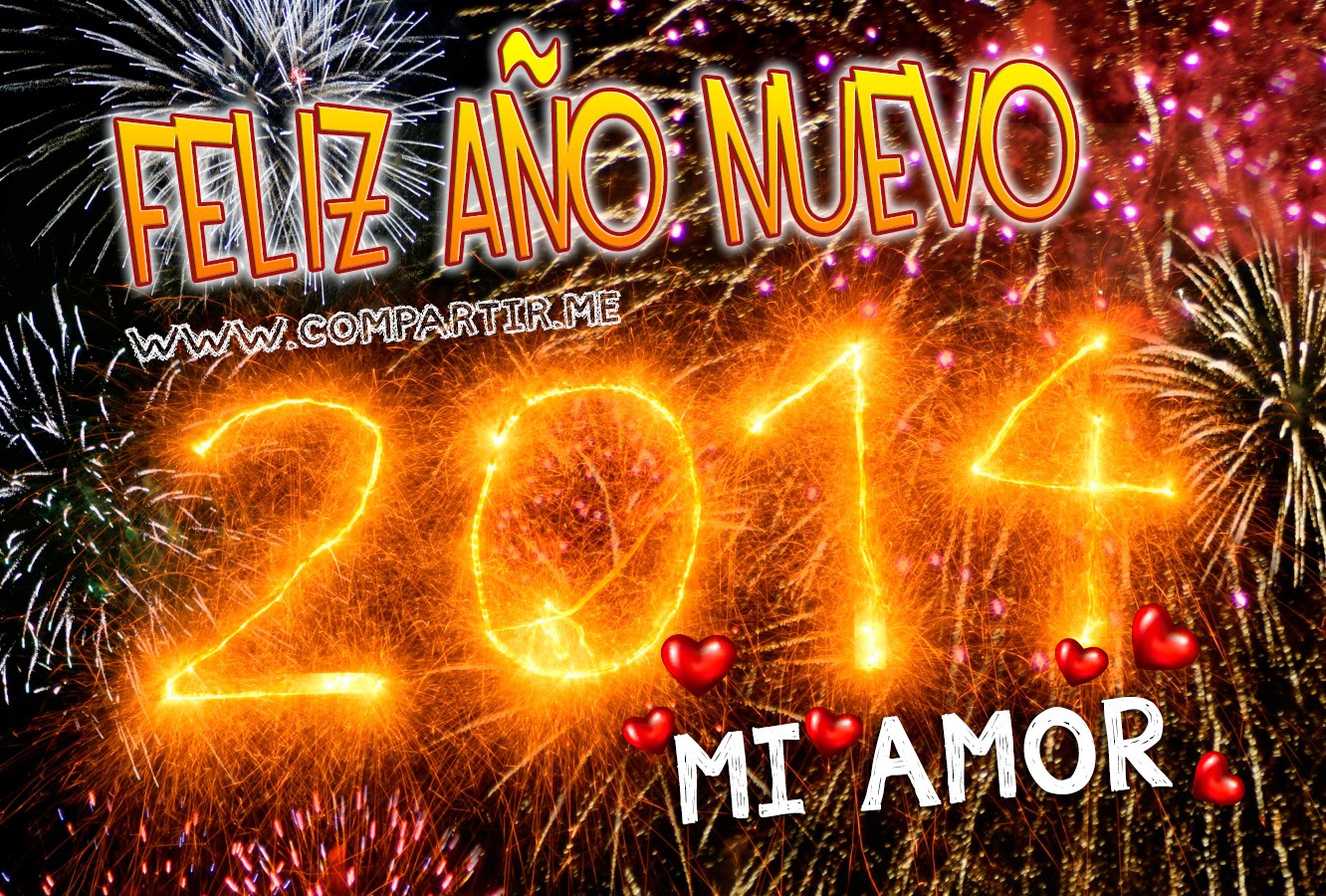 Originales imágenes Feliz Año Nuevo 2014 Mi Amor
