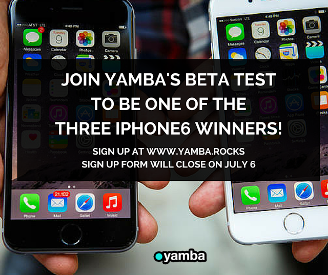 yamba.rocks iphone6 giveaway