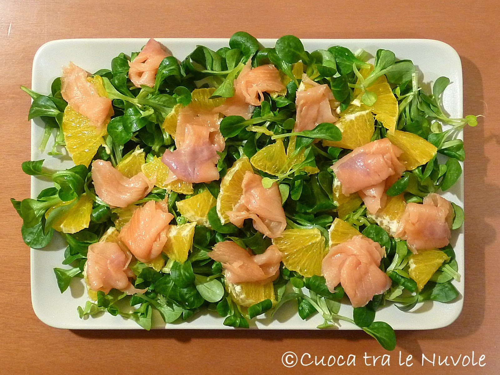 Insalata Di Salmone Affumicato E Arance